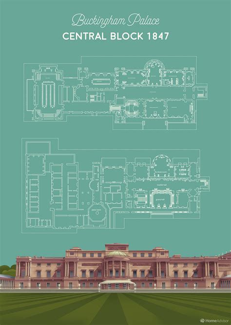 Architect creates detailed floor plans of Buckingham .